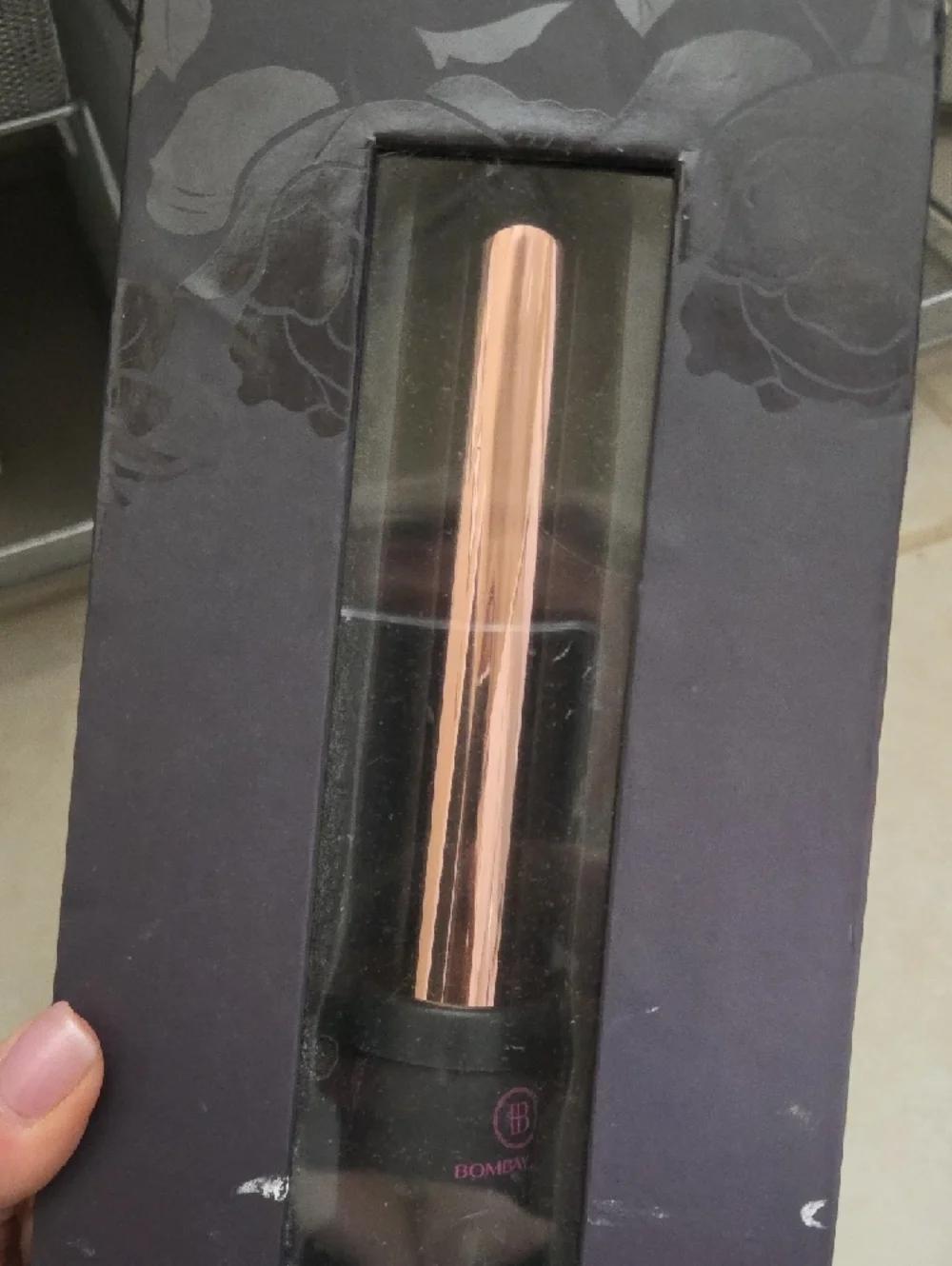 Bombay Everose Gold Curling Wand - Pink and Rose Gold